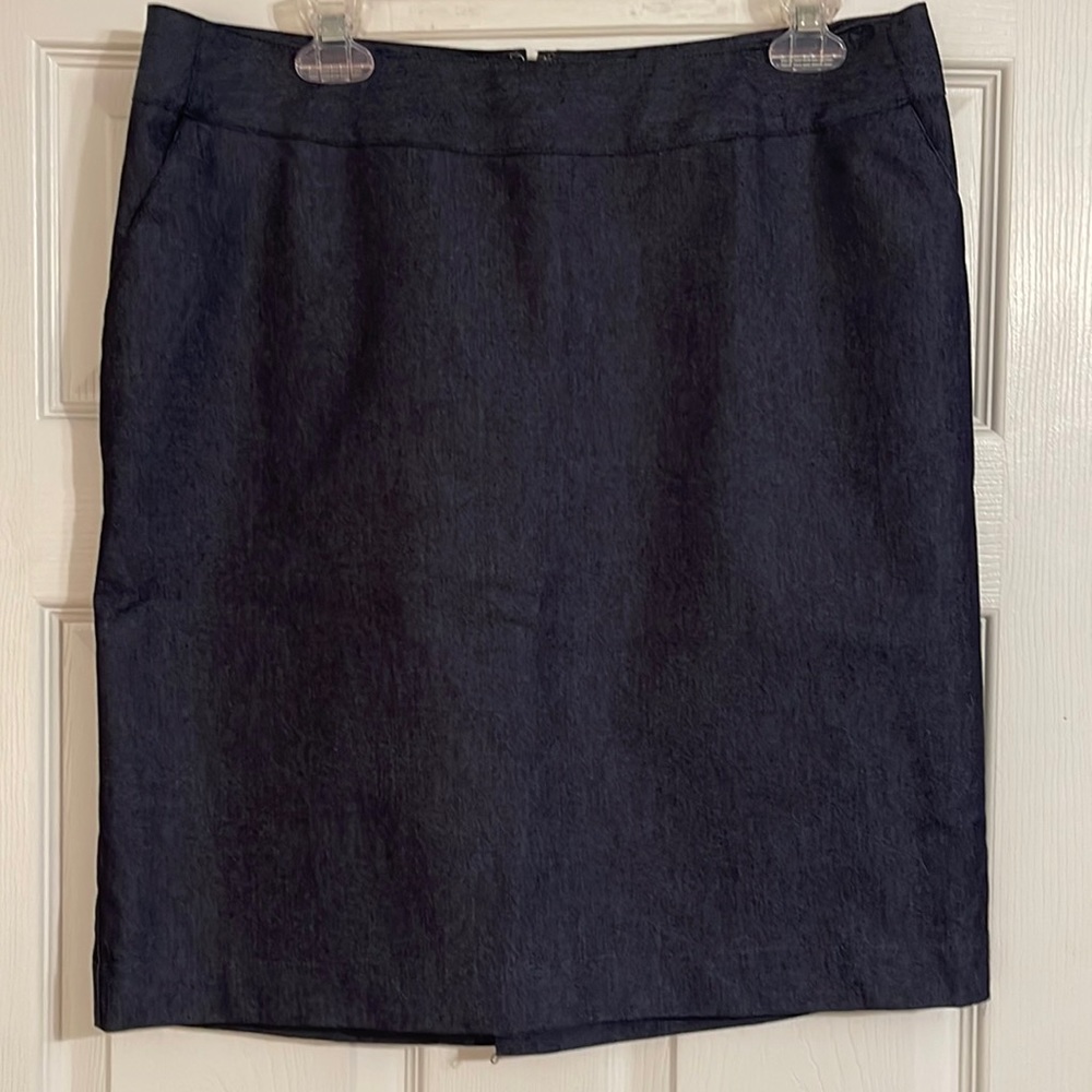 Merona Denim stretch pencil skirt. Size 12